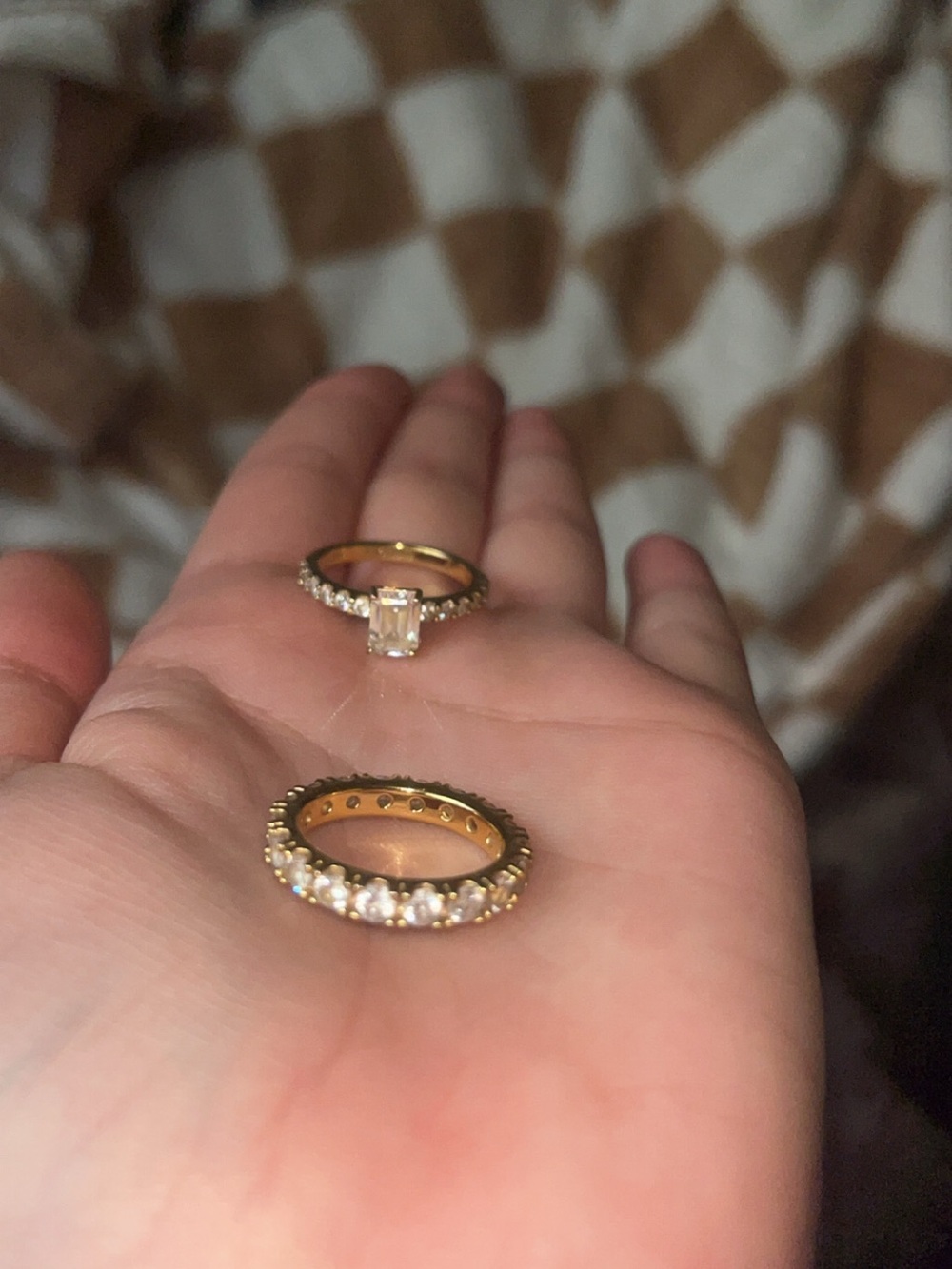 Gorgeous Pandora Ring Set Gold